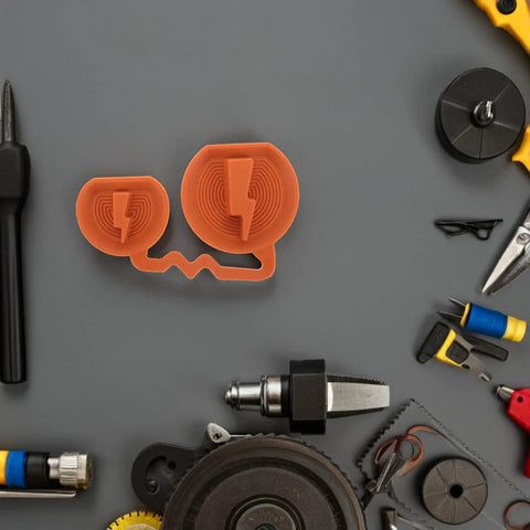 Heavy Duty Universal EV Charging Port Cover Silicone Cap Waterproof Dustproof Protective Plug With Slick Design on gray background.