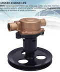 Heavy Duty Brass Sea Pump Impeller Kit Replaces G20 And G21 Engines With 1 Inch Inlets Plus V Belt Pulley For PCM 302 And 351 Marine Motors To Keep Your Ride Cool Under Pressure Without Breaking The Bank Today, brass pump
