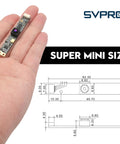 Hand holding Dope 8MP USB Camera Module With Built In Microphone For Lightburn Laser Engraver and Raspberry Pi, mini size shown
