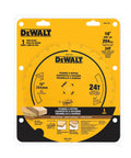 Premium 10 Inch Carbide Table Saw Blade With 24 Teeth For Flat Out Woodcutting Speed During General Purpose Circular Saw Tool Applications Delivers Dead On Accuracy And Knockout Finish Quality Always in packaging.