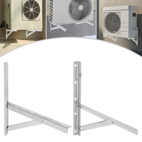 Heavy Duty Mini Split AC Wall Mount Bracket With Foldable Design Beefed Up For Real Tough Mounting Supports Up To 441 Lbs 1.6mm Steel