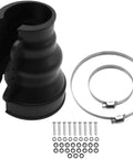 CV Joint Boot Kit For Vintage Air Cooled VW And Porsche Apps Only OEM Style Fit And Durable Construction Built For Under Vehicle Use Not Universal Ideal For Classic Car Projects, black rubber boot with clamps and hardware