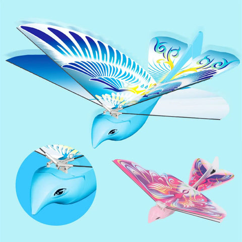 Flying RC Bird With Bionic Wings LED Lights 2.4GHz Remote USB Charging And Durable EPP Body For Indoor And Outdoor Fun