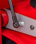Close-up of Hydraulic Tailgate Assist For Chevy Silverado And GMC Sierra 1500 2500HD 3500HD 2007 To 2018 installation detail