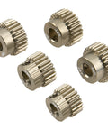 7075 Aluminum 48DP 5mm Pinion Gear Set With 20T 21T 22T 23T 24T Fits 5mm Shaft For One Tenth Scale RC Cars HPI Losi Axial Traxxas