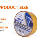 Heavy-Duty Double-Sided Carpet Tape That Stays Put 2 Inch Wide 40 Yard Rug Tape For Wood Tile Vinyl Floors Package
