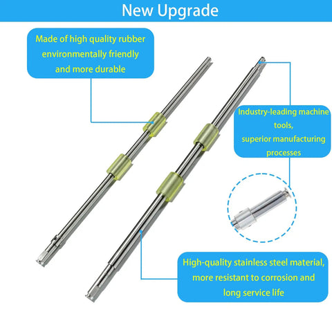 2026 Upgraded Feed Roller Kit With Heavy Duty Steel Shaft For Fujitsu Fi Scanners PA03540Y075 Replacement Double Pack Hella Durable Fast Easy Swap