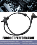 Zeathery rear-left wheel ABS sensor cable, black, OEM replacement for most cars