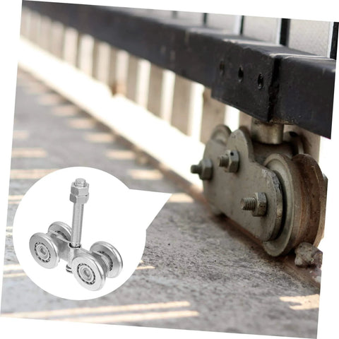 Heavy Duty Sliding Door Track Roller And Gate Wheel for smooth replacement in industrial doors, sturdy steel installed on gate