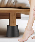 Kick Those Painful Toe Bumps To The Curb With Hella Padded Eva Bed Frame Leg Covers And Tough Toe Savers That Stop Foot Bruises While You Chill All Night Four Pack on wooden furniture.