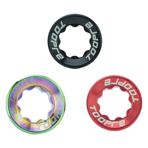 Three Dope Crank Cap With M20x8 Tool For Shimano XT XTR SLX Deore Cranksets Aluminum Black Cap With Red Allen Key Included CNC Machined.