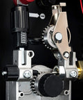 Close-up of gear mechanism in All In One 160 Amp MIG TIG Stick Flux Core Arc Welder With Spool Gun DC Inverter Aluminum Ready