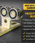 Heavy Duty 6 Wheel Type Trolley Assembly For Electric Hoists, Smooth Quiet Roller Trolley with galvanized steel build