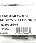 M4 X 25 Millimeter Slotted Cheese Head Machine Screws Milled From Top Shelf A2 Stainless Steel pack of 25 in plastic bag