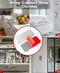 Tool Free No Drill Magnetic Cabinet Door Catch With Ultra Strong Adhesive for Kitchen, Bathroom, Wardrobe, and Drawer