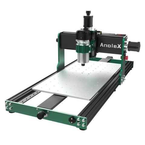 Beefy 3060 Evo Max CNC Router With All Metal XYZ Axis And Dual Steel Linear Guides, 800W Trimmer Router, Large 300x600mm Bed