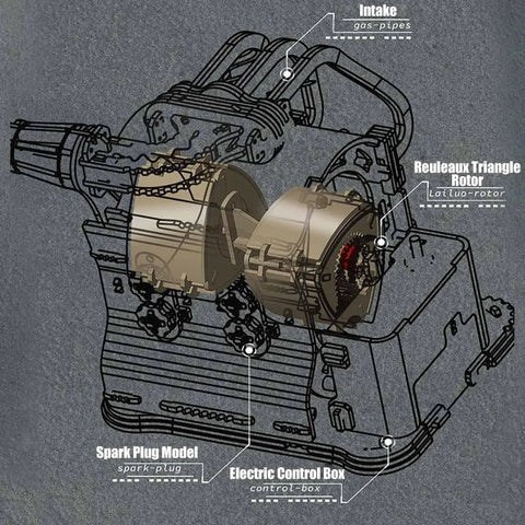 Hands On 3D Wooden Puzzle Engine Kit With 230 Piece Rotary Engine Build For Adults And Enthusiasts, Dope Functional Mechanical Model With Dynamic Motion, Educational STEM Project For Curious Hobbyists, rotary engine cutaway
