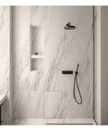 Heavy Duty Stainless Steel Concealed Hinges For Seamless Hidden Access Panels And Tile Ready Inspection Doors With Hassle Free Install And Smooth Swing For Bathrooms And Utility Rooms 60 X 100 Cm in modern marble shower.