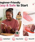 35,000RPM Electric Nail Drill For Gel Nail Shaping And Removal, Quiet, Lightweight Portable E File in use at home