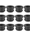 Go To Pro Grade 19mm Drill Hole Rubber Grommets Set Of 12 Top Hat Grommets in black silicone for cable and wire protection