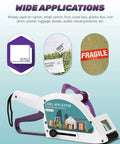 Portable Handheld Label Applicator Gun For Barcodes And Stickers, versatile for labeling carton and products.