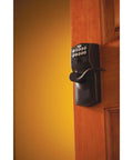 Camelot Keypad Lock With Lever Handle Electronic Keyless Entry For Easy Access Flexible Auto Lock Option Aged Bronze Finish