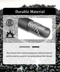 Beefy Premium Silicone Radiator Hose Five Eighth Inch ID Five Foot Length Withstands Up To Six Hundred Fifty PSI cross-section view