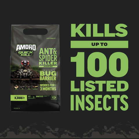 Ants And Spiders Granules Kills Lawn And Garden Pests Shaker Bag 3 Lb Treats Up To 2,500 Sq Ft Bag Image
