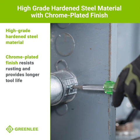 6 In 1 Do It All Tool Screwdriver With Flat Tip Phillips Hex Square Recess And Slotted Bits Tough Hardened Steel Build