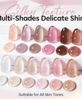 12 pcs gel nail polish set 15ml each nude pink milky white beige skin tone shades hema free soak off spring manicure kit