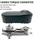 30 Series Torque Converter Kit For 212cc Go Karts And Mini Bikes With Three Quarter Bore, Includes 10T 40/41/420 And 12T 35 Pulleys