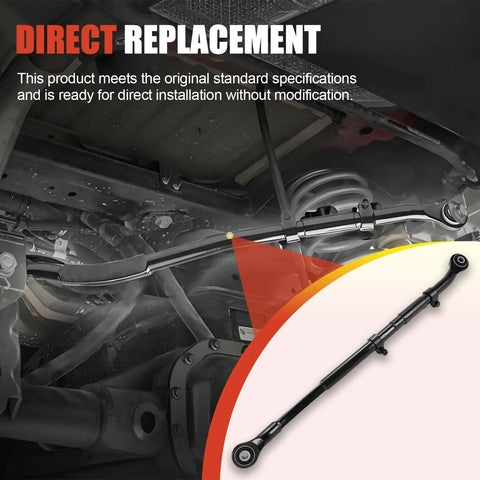 Heavy Duty 0-5 Inch Front Adjustable Track Bar for Ram 2500 4WD Lifted Trucks Boosts Steering Stability, Keeps Axle Centered, And Improves Handling After a Big Lift, direct replacement