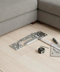 Sofa Connector Buckle For Sectional Couches And Modular Furniture Locks To Stop Sliding And Shifting Heavy Duty Steel Construction