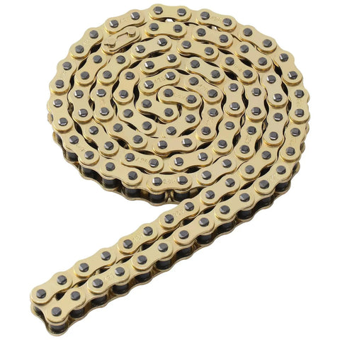 Gold 428 Drive Chain With 116 Links And Chain Breaker Tool For 110Cc To 125Cc Dirt Bikes ATVs Go Karts And 4 Wheelers Beefed Up Heavy Duty Performance Replacement