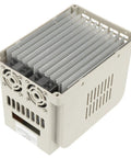 Rugged 2.2kW Variable Frequency Drive VFD with 120V to 220V support, featuring a large heat sink and easy terminal wiring for industrial motors.