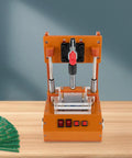 Orange DIY PCB Test Stand Universal Fixture For Circuit Boards Durable Lab And Factory Frame For Prototyping And Quality Checks
