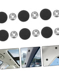 12 Set Car Roof Headliner Repair Kit With Black Snap Rivets Retainers For Easy Interior Ceiling Fixing No Disassembly Required Quick And Durable