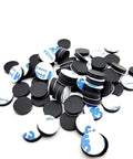 Half Inch Wide Round Silicone Rubber Bumper Feet Pads One Eighth Inch Thick With Adhesive Backing For Electronics Pack Of Twenty Four