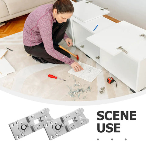 Heavy Duty Sectional Couch Connectors 6 Pack, Metal Lock Clips For Upholstered Furniture, DIY setup in living room