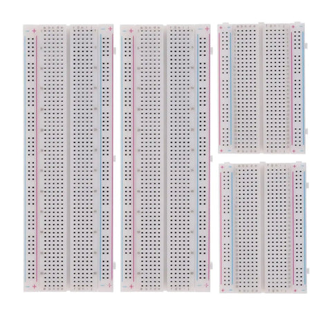 Ultimate Dope Breadboard And PCB Prototyping Kit with 2 large 830-hole and 2 medium 400-hole boards for Arduino Raspberry Pi projects.