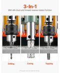 3-in-1 Heavy Duty Magnetic Core Drill Delivering Kickass Copper Motor Power for drilling, coring, and tapping operations.