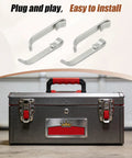 12 Pcs Drawer Slide Retaining Clips For Tool Boxes Fits Popular Toolbox Brands And Vintage Chests with steel toolbox
