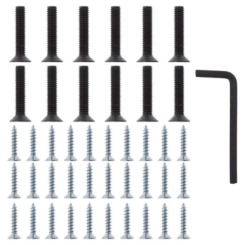 Heavy Duty Murphy Bed Spring Mount Kit Horizontal Wall Frame Hardware For Queen Or Twin Size Bed With Ironclad Rebound Action And No Sweat Diy Setup In Classic White Finish, includes screws and hex key.