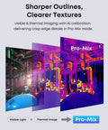 Dual Lens Android Thermal Camera With IR Eraser, 512x384 Sensor image showing visible and thermal imaging with AI calibration.