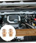Engine with Grease Zerk Fitting Assortment Kit With Angled Nozzles SAE Brass Angled Grease Tips inset