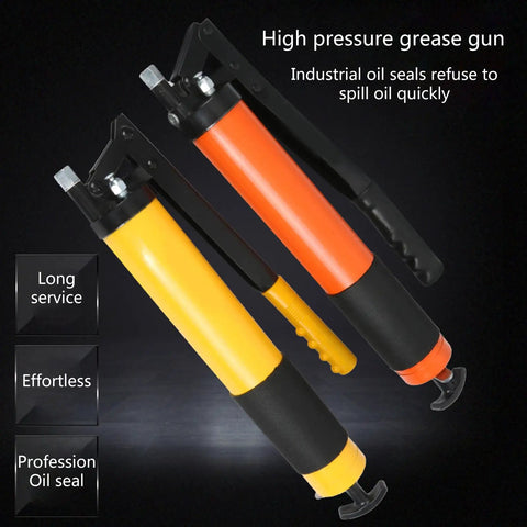 Portable Grease Gun Tool With 21 Oz Load And Anti Slip Lever Handle For Leakproof Lubrication Of Motors, Bikes, Tractors, And Machinery