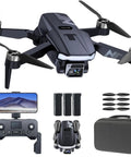 Grab And Go 4K UHD GPS Drone With Camera For Adults And Beginners, accessories, controller, spare propellers, carrying case