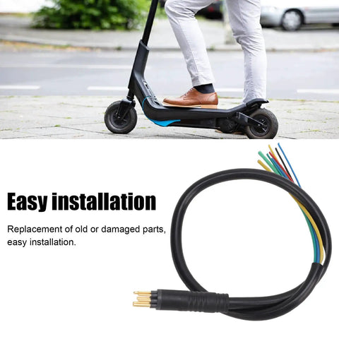 Dope Copper Core Electric Scooter Wiring Harness Replacement Kit, 9 Pin Waterproof Motor Cable for Solid Power and Easy Install, Durable, Heat Resistant Copper Wiring Upgrade for Your Scooter