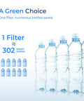 PF45 Replacement Filter For Brita Stream Pitchers And Dispensers OB05 Compatible Pour Through 7 Stage Filtration Reduces Chlorine By Over Ninety Nine Percent Lasts About Two Months Six Pack, illustrated by plastic bottles comparison
