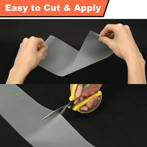 Urethane Protection Film For Press Brake Dies, Built Tough Die Guard Shield That Works Like A Champ, 0.03 In X 6 In X 100 Ft being cut